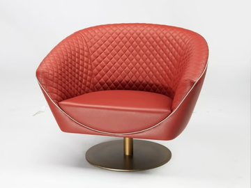 ALEX - Trestle-based armchair by HUGUES CHEVALIER - view 2